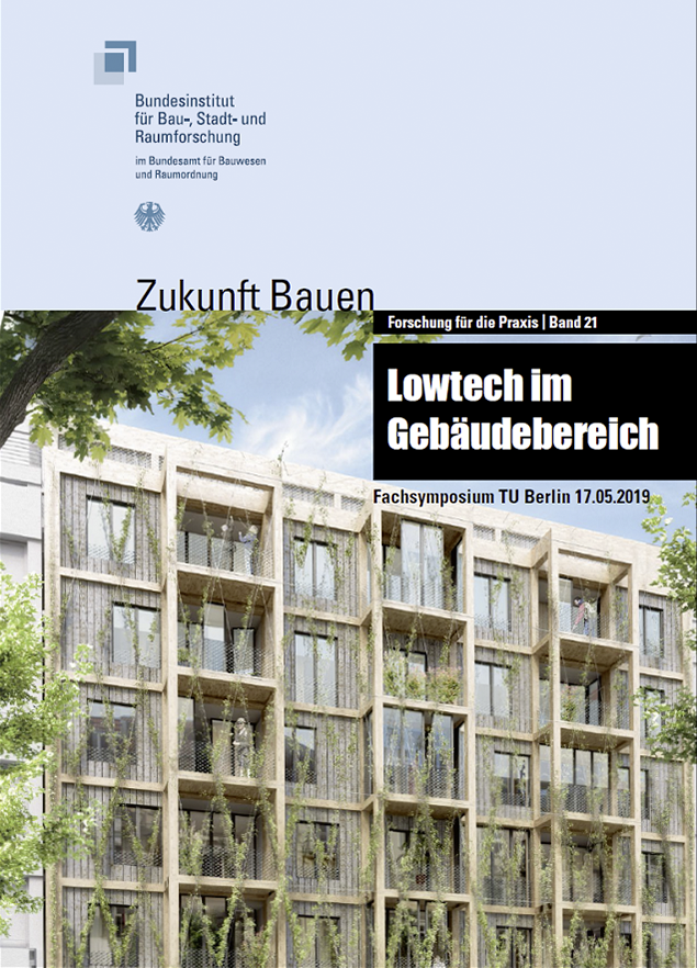 4 Im Rahmen der Tagung „Lowtech im Gebäudebereich“ wurden die heute gebräuchlichen, technikzentrierten Effizienzstrategien kritisch diskutiert. Die Dokumentation des Symposiums gibt eine ausführliche Zusammenfassung der Beiträge wieder. Sie steht zum Download unter www.bit.ly/geb1718.