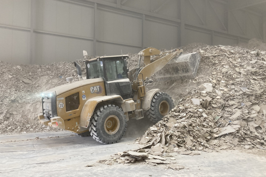 Gips lässt sich recyceln.