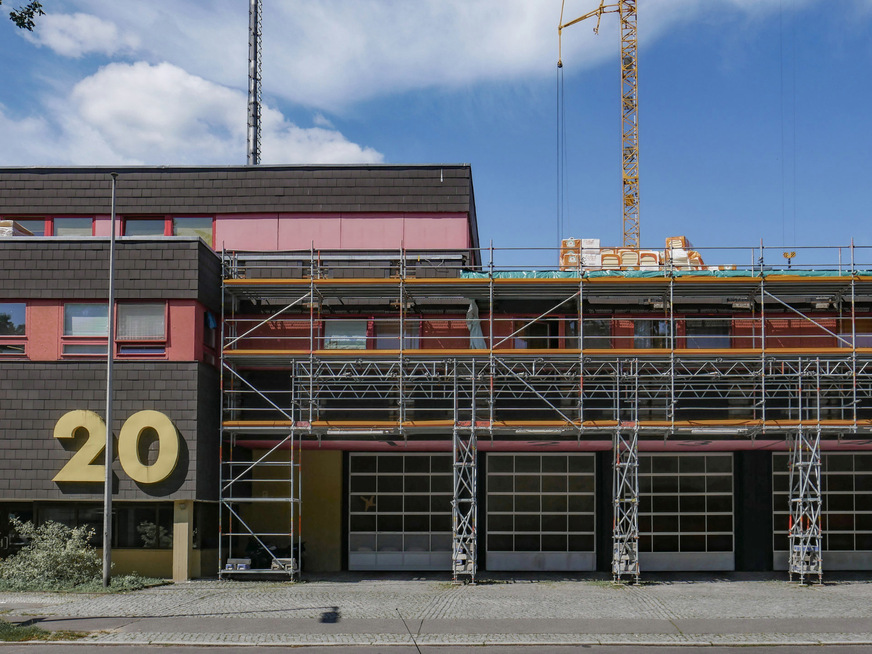 Bei der Sanierung der Feuerwache in Wannsee wurde eine umfassende Bestandsanalyse durchgeführt.