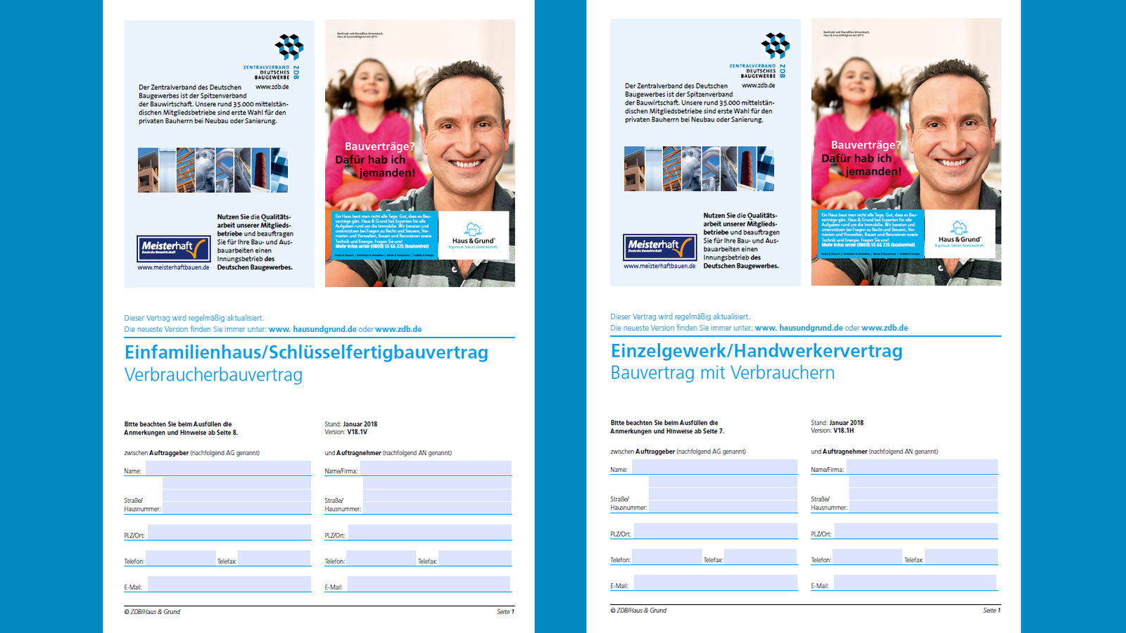 Neue Vertragsmuster für Verbraucher-Bauverträge | Gebäude ...