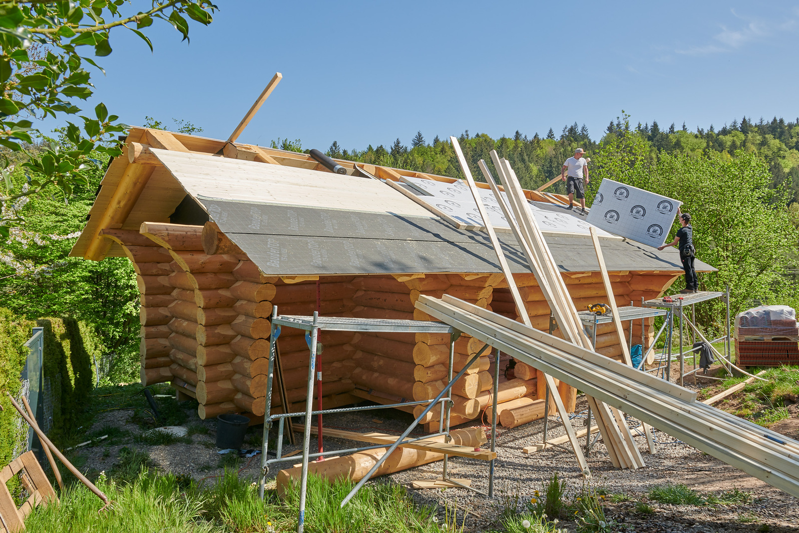 Nachhaltig bauen mit Holz und nachwachsenden Materialien