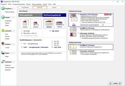 Neue Navigation durch das Programm, mit übersichtlichen Projektoptionen - © Hottgenroth Software GmbH & Co. KG