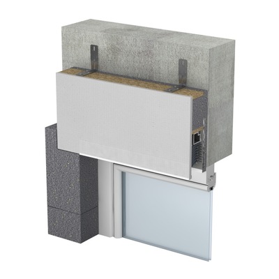 Bei der Variante StoElement JAK-P S sorgt eine stabile Putzträgerplatte an der Vorderseite für zusätzliche Sicherheit