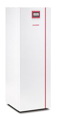 Der Sole-Tower Terra Fox vereint Wärmepumpe und Warmwasserspeicher auf kleiner Grundfläche.