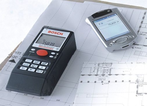 Laser-Distanzmessgeräte beschleunigen das Aufmaß von Wärme übertragenden Umfassungsflächen oder Wohn-/Nutzflächen - © Bosch
