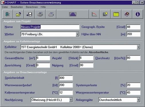 „Auslegungs-Assitenten“ leiten den Anwender Schritt für Schritt durch die Definition von Anlagen-Rahmendaten - © Ist Datentechnik
