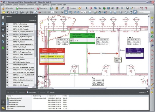 Für das papierlose Korrigieren oder Kommentieren von 2D-Plänen oder Dokumenten hat sich PDF längst etabliert - © Foto: Adobe
