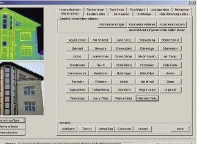 Zusätzliche Funktionen wie eine Kommentar-Datenbank für umfangreiche Bauthermografie-Berichte deckt spezielle, optional erhältliche Software ab - © InfraTec
