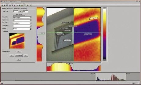 Die Kombination von Infrarotbildern mit visuellen Digitalfotos kann Zusammenhänge verdeutlichen - © PCE
