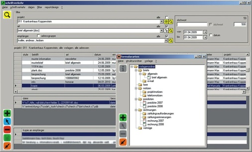 Auch viele BMSP-, AVA- oder ERP-Lösungen bieten mehr oder weniger ­umfangreiche Dokumentmanagement-Funktionen - © untermStrich Software
