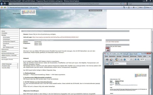 Da immer mehr Planer online sind, werden Anwenderprobleme ­zunehmend im Internet gelöst: in FAQ- oder Anwender-Foren ...