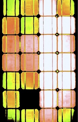 3 Schadhafte Solarzellen und Substrings auf einem Generator-Modul