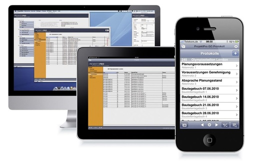 Immer wichtiger ist ein kontinuierlicher Abgleich von Büro- und Baustellendaten — deshalb sollte die Software auch auf ­mobilen Rechnern oder Smartphones lauffähig sein.
