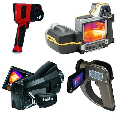 IR-Kameras gibt es in vielen Bauformen, für zahlreiche Einsatzbereiche und in allen Preislagen. - © InfraTec, Flir, Testo, Testboy
