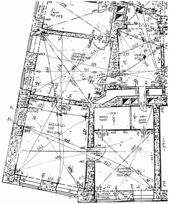 Fehlende, fehlerhafte oder nicht mehr lesbare Maßeintragungen in den Aufmaßskizzen gehören zu den Nachteilen des konventionellen Aufmaßes.