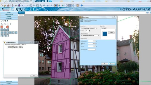 Den Aufwand für eine präzise Hüllflächenermittlung kann man mit dem fotografischen Aufmaß minimieren.