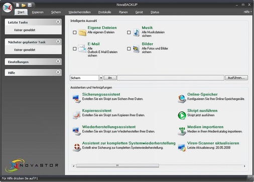 4 Die Backup-Software ist dank Windows-Standard und „intelligenten Assistenten“ einfach zu bedienen.