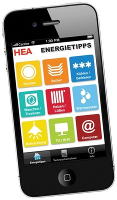 Apps rund um die Gebäudeenergieberatung bieten Infos, Tipps, Rechner oder Energiespartipps. - © HEA
