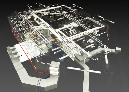 4 Auch die Haustechnik mit ihrem hohen Berechnungsaufwand und ihrer engen Verzahnung mit anderen Gewerken profitiert vom BIM-Einsatz. - © Data Design System
