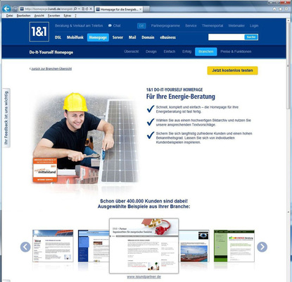 Auch die Art und Aufmachung des branchenspezifischen Angebots — sofern vorhanden — erlaubt Rückschlüsse auf die Qualität des Angebots.