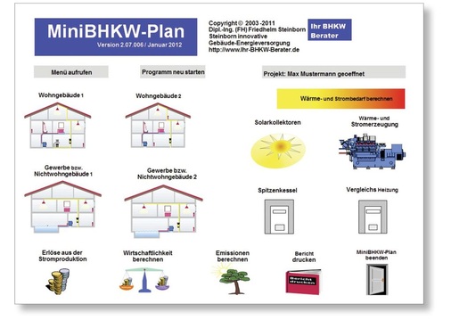 … verfügen andere über Stärken bei der Mini- und Mikro-BHKW-Planung. - © Steinborn
