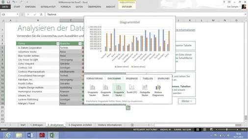 7 Auch bei der neuen Office-Version gilt: Touch, Stift, Maus oder Tastatur — der Nutzer hat die Wahl.