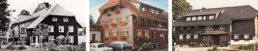 <p>
Das rund 150
 
Jahre alte Schwarzwaldhaus wandelte sich im Lauf der Zeit vom klassischen Bauernhof mit Ladengeschäft zum Gasthof mit Fremden
zimmern.
</p>