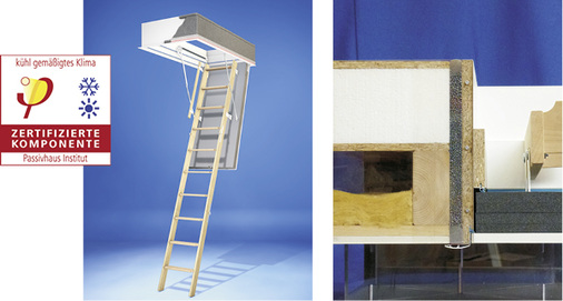 



Wer für sein Passivhaus eine Dachbodentreppe benötigt, kann zwischen drei Herstellern mit zertifizierten Produkten auswählen: Wellhöfer Treppen aus Deutschland, Wippro Wipplinger aus Österreich und Fakro aus Polen. Die Lösungen aller drei Anbieter sind passivhauszertifiziert.
