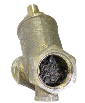 



4
 Verstopfter Schmutzfänger: Er hat seine Funktion erfüllt und gleichzeitig für den Betreiber als Alarmanlage gewirkt.
