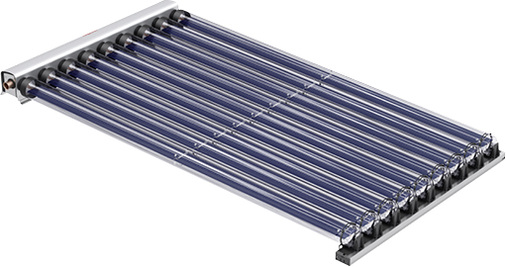 



Vitosol 200-TM mit ThermProtect ist vor allem für größere Anlagen konzipiert und für die liegende Montage auf Flachdächern geeignet.
