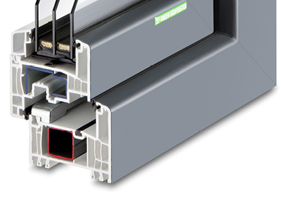 



Mit einer Bautiefe von 82,5 mm und mit sechs Profilkammern in Blendrahmen und Flügel sowie mit drei durchgängigen Dichtebenen bietet das Kunststoff-Fenster KF 694 eine hervorragende Wärmedämmung bis zu einem U
w
-Wert von 0,75 W/m²K. 
