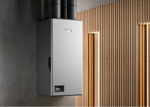 



Die für die Wohnung zentralen Lüftungssysteme gibt es in zwei Ausführungen: DXA ist für die Montage an der Wand konzipiert, z. B. im Keller oder im Hauswirtschaftsraum, …
