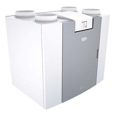 



Das erste Gerät der künftigen Flair-Baureihe liegt mit einer Leistung von 325 m
3
/h ungefähr in der Mitte zwischen dem kleinsten und größten Gerät der Vorgänger-Baureihe Renovent Excellent.
