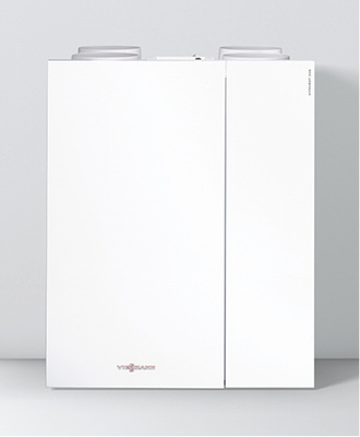 
Wohnungslüftungen wie die Vitovent 300-W lassen sich auch über die Regelungen der Gas-Brennwertgeräte der Vitodens 300er-Reihe sowie der Vitocal Wärmepumpen bedienen. 
