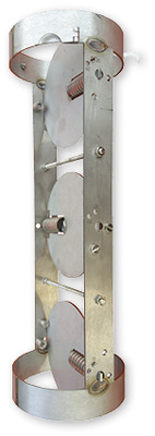 



Der Schwenkwinkel der Leitbleche hängt von der Rauchgastemperatur ab. Er wird mit Bimetallwendeln geregelt.
