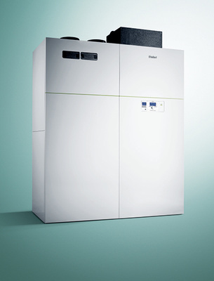 <p>
</p>

<p>
Das neue System wird mit 3, 5 und 7 kW Heizleistung verfügbar sein, der Warmwasserspeicher fasst 225 Liter.
</p> - © Vaillant

