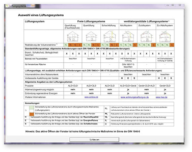 





3

 Vor der Prüfung und Bemessung steht die Eingabe der Gebäude- und Raumdaten sowie die Auswahl des Lüftungskonzeptes.


