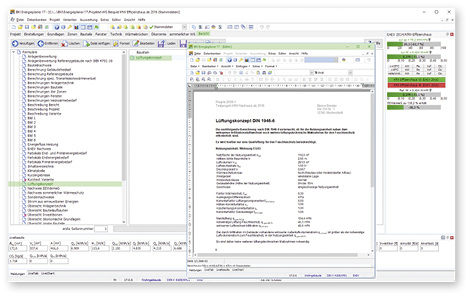 

7

 Ausgegeben werden die Berechnungsergebnisse in Tabellenform oder auf Formblättern.





