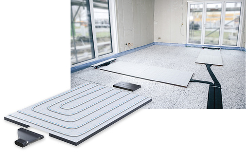 Uponor Bodenpaneele als Nachheizregister für die Wohnraumlüftung - Gebäude-Energieberater