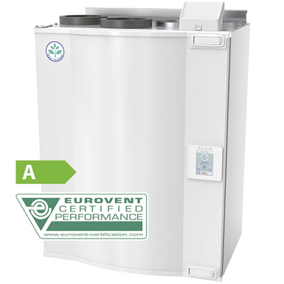 



Das Wohnungslüftungsgerät hat die Energieeffizienzklasse A und ist wie alle Wohnungslüftungsgeräte der Save-Baureihe Eurovent-zertifiziert.
