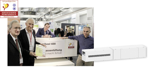 <p>
</p>

<p>
Das neue aeroschool 600 von drexel und weiss sorgt in Schulklassen für frische Luft. Es liefert mehr Leistung bei besonders niedrigem Energieverbrauch und kann aufgrund seiner kompakten Abmessungen einfach in Möbel integriert werden.
</p> - © Bilder: drexel und weiss

