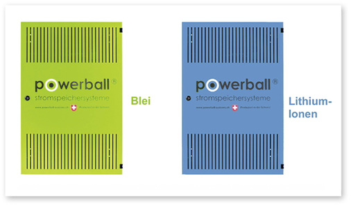



Die Abmessungen beider Modellreihen betragen 60 × 60 × 90 cm. Unterscheiden lassen sie sich an der Farbe der Tür: Die Lithium-Ionen-Modelle treten in Blau auf, die Bleispeicher in Grün. 
