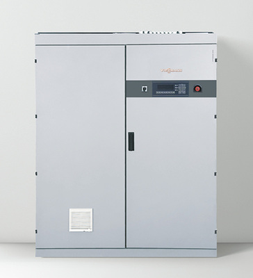 



Für das BHKW Vitobloc 200 EM-530 ist optional ein SCR-Katalysator erhältlich. Die selektive katalytische Reduktion (SCR) reduziert im Abgas vor allem Stickstoffoxide (NO, NO
2
) deutlich.
