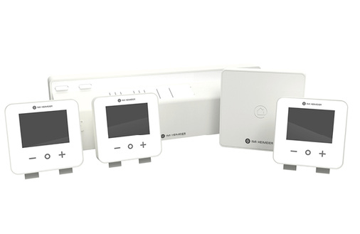 <p>
</p>

<p>
Mit dem Smart Home Regelsystem AuraConnect kann die Heizungsanlage unter anderem per Smartphone gesteuert werden.
</p> - © IMI Hydronic Engineering

