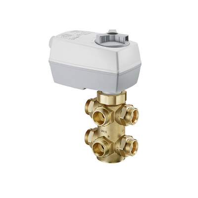 



Der 6-Wege-Kugelhahn Optibal W6 mit dem Drehantrieb Aktor R ST L wird für die Raumtemperierung mit Heiz-/Kühldecken oder Fancoils in 4-Leiter-Systemen eingesetzt.
