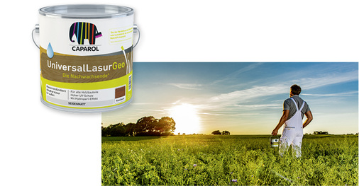 
Das Holzveredelungsprodukt Universal Lasur Geo enthält ein Bindemittel auf der Basis von Leindotter. Der Anbau des nachhaltigen Rohstoffs schützt die Umwelt und fördert die Artenvielfalt.



