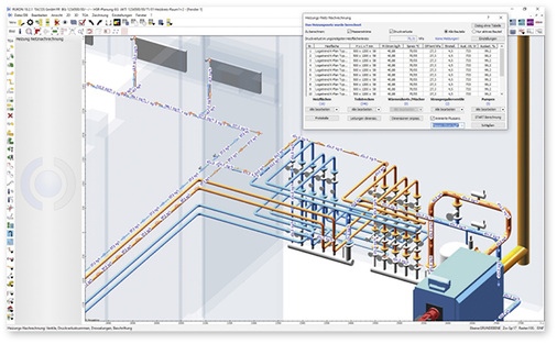 



3D-CAD/BIM-Software ist vor allem für komplexe Rohrnetze prädestiniert, weil man besser die Übersicht behält.

