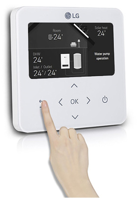 <p>
</p>

<p>
Die Wärmepumpe bietet die Möglichkeit zur Steuerung via LG SmartThinQ.
</p> - © LG Air Conditioning

