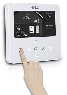 



Die Wärmepumpe bietet die Möglichkeit zur Steuerung via LG SmartThinQ.
