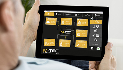 <p>
</p>

<p>
Die Energieverläufe lassen sich übersichtlich als Tages-, Monats-, Jahres- oder Gesamtwerte darstellen.
</p> - © M-TEC GmbH

